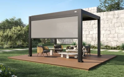 Motorized Pergola Shades Peachtree | Smart Outdoor Covers